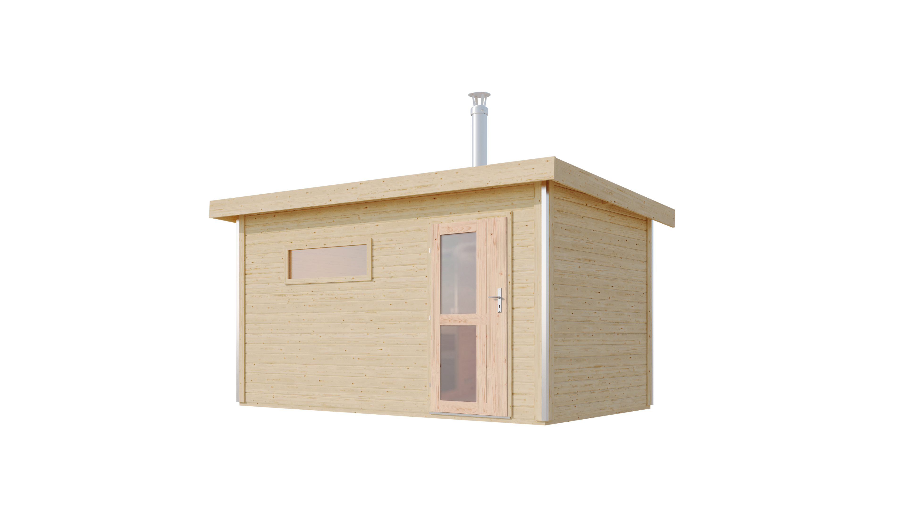 Vorschaubild Galerie Karibu Gartensauna Skrollan 3 mit Holzofen - 38 mm inkl. 9-teiligem gratis Zubehörpaket