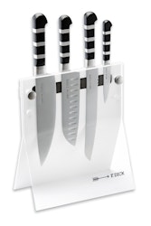 F. DICK Acryl-Messerblock 4 Knives weiss 1905 4-teilig
