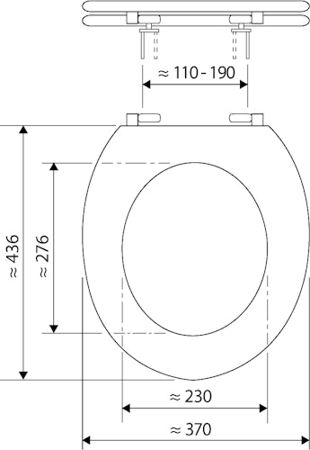 Sanitop WC-Sitz Dekor Holzkern SSK Soft Touch Softeis