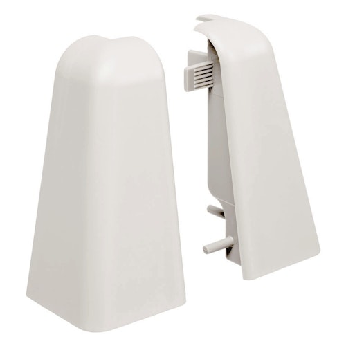 HARO Außenecke weiß Kunststoff f. Steck-SL 19x58 (2 Stk/Pack)