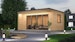 Weka Gartenhaus Designhaus Cubilis 4.0 mit Lamellenelementen - 45 mm Bild