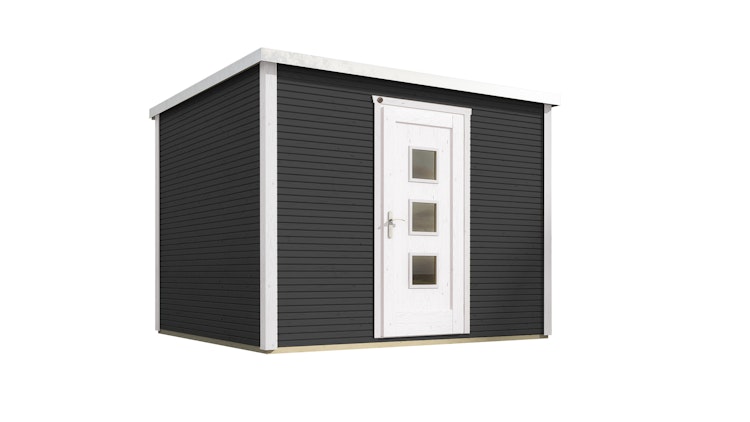 Weka Designhaus 413 Flachdachhaus 45 mm