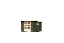 Karibu Woodfeeling Gartenhaus Trittau 3/5/6 - 38 mm inkl. gratis Innenraum-Pflegebox im Wert von 99€