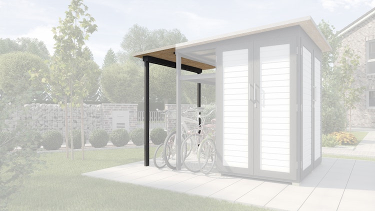 Weka Garten [Q] Erweiterung Model [Family] Fahrradunterstand für Garten [Q] Multi