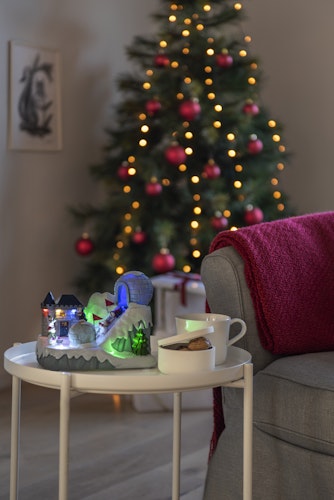 Konstsmide Weihnachtsbeleuchtung  LED Skipiste mit Musik Bild