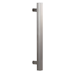 Griffwerk PURISTO -Edelstahl matt -Griffstange einseitig -Schraubt. -mit aufliegendem Punkthalter für Glas 8-12mm/Holz 38-45mm -Länge: 450mmBild