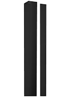 Griffwerk PLANEO GS_49013 -Graphitschwarz Griffstange mit Griffleiste einseitig -Sensat. -für Glas -Länge: 550mm