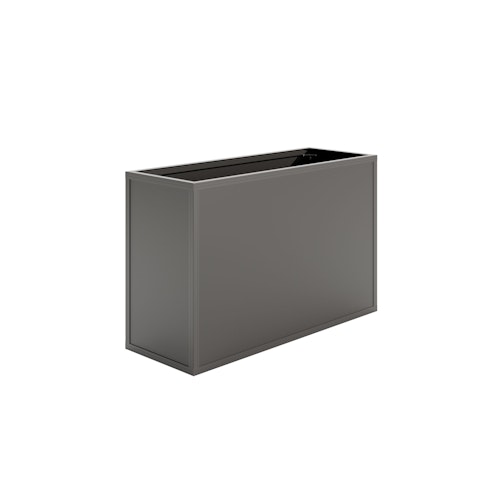 KGT Aluminium Hochbeet 130 - Profile anthrazit - B1,21 x T0,45 x H0,77 m - 350 l