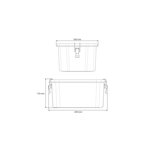 SKOTTI BOKS Edelstahl-Box 2,5 Liter