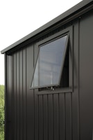 Fenster-Element für Biohort Gerätehauser HighLine, Panorama, AvantGarde silber-metallic
