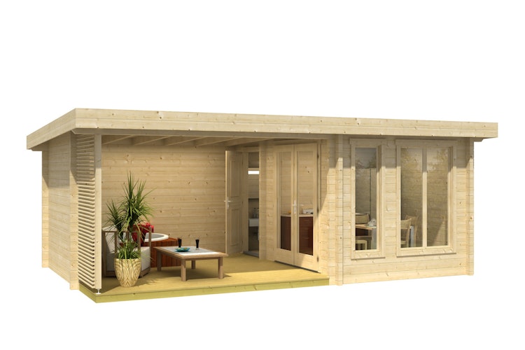 Weekendhaus 441 2-Raum-Haus mit Terrasse - 44 mm Bild