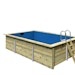 Karibu Rechteck Pool Gr. 3 - 350 x 530 cm - kesseldruckimprägniert Sparset mit Filteranlage inkl. gratis Pool-PflegesetBild