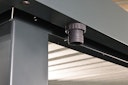 Vorschaubild Wolff Finnhaus Premium Metall Gartenhaus Elvar 6030 Anthrazit inkl. 300 cm Anbaudach