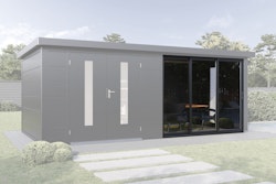 Wolff Finnhaus Schiebetür 30 für Premium Metall Gartenhäuser