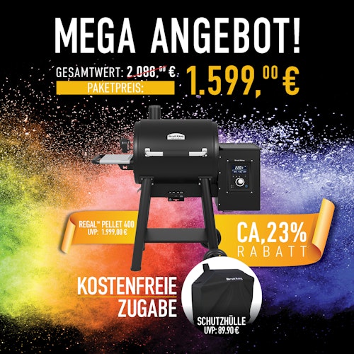 Broil King Pelletgrill REGAL PELLET 400  inkl. Schutzhülle