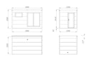 Vorschaubild Palmako Gartensauna Grace 8,2 m² - 56 mm