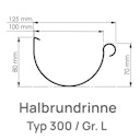 Vorschaubild Rinnenstutzen DN 60/75 zum Stecken, RG100 Typ 300 anthrazit