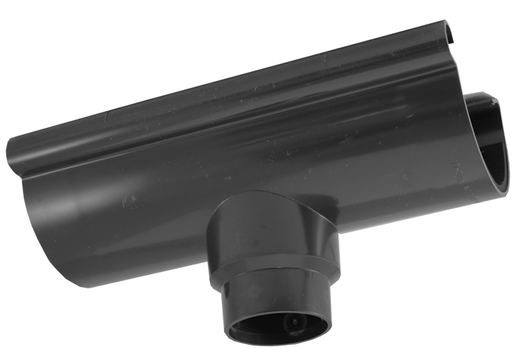 Rinnenstutzen DN 60/75 zum Stecken, RG100 Typ 300 anthrazit