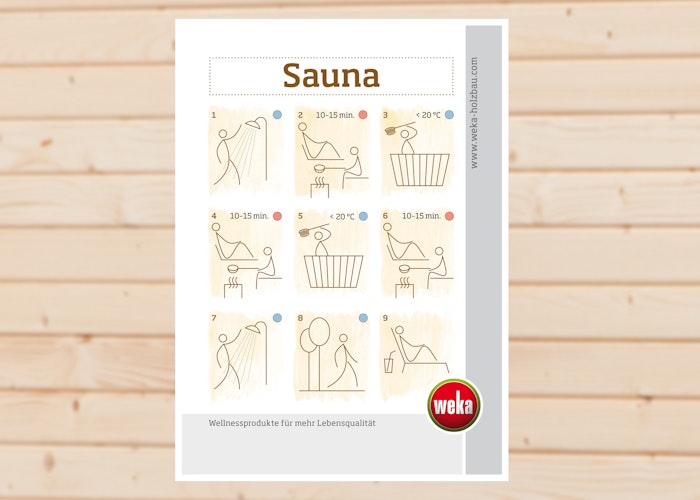 Weka Sauna-Baderegeln Bild