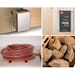 Weka Saunaofen-Set 6 inkl. 4,5 kW BioAktiv Ofen mit Dampfbad-Funktion, Anschlusskabel, Saunasteine, SteuergerätBild