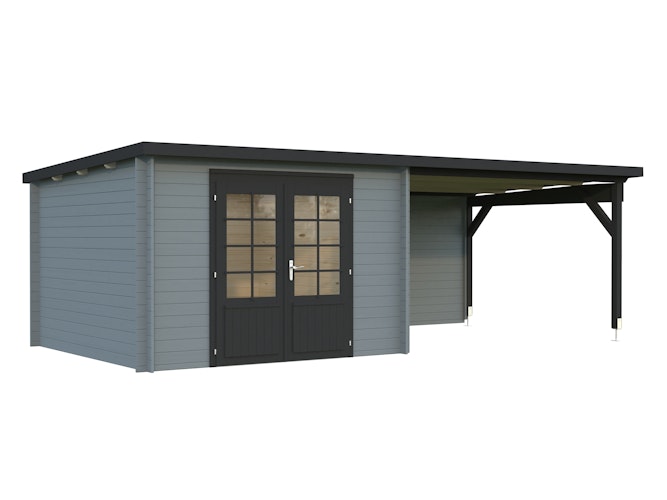 Palmako Gartenhaus Ella 8,7 + 10,0 m² - 28 mm