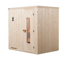 Weka Sauna Halmstad 1 mit Holztür und Fronteinstieg - 68 mm