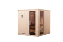 Vorschaubild Weka Sauna Halmstad 2 mit Glastür + Fenster und Fronteinstieg - 68 mm