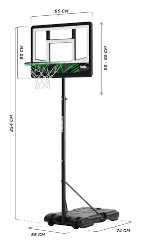 Salta Junior - Basketballkorb Dribble Höhe 160 - 210 cm Bild