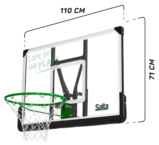 Salta - Basketballbrett Center mit Korp Höhe 110 x 71 x 60 cm Bild