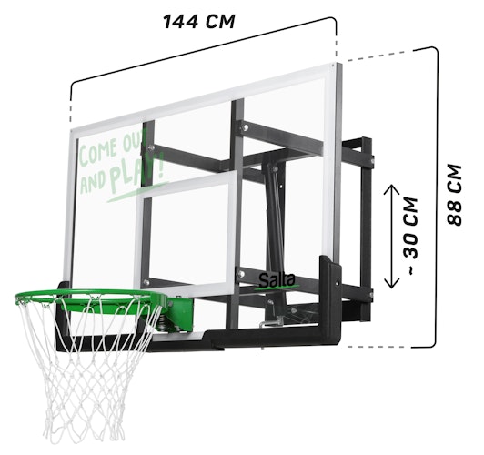 Salta - Basketballbrett Guard mit Korp Höhe 143 x 88 x 120 cm Bild