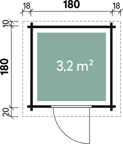 Wolff Finnhaus Blockbohlenhaus Max 28 Bild