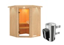 Vorschaubild Karibu Sauna Nanja - 68 mm Systemsauna - 230 Volt Plug & Play