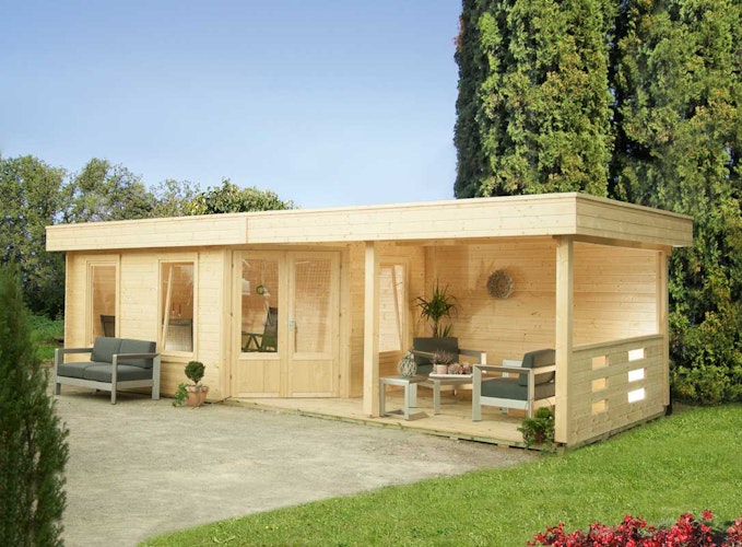 Wolff Finnhaus Gartenhaus 5-Eckhaus Maja 40-B / 1-Raum
