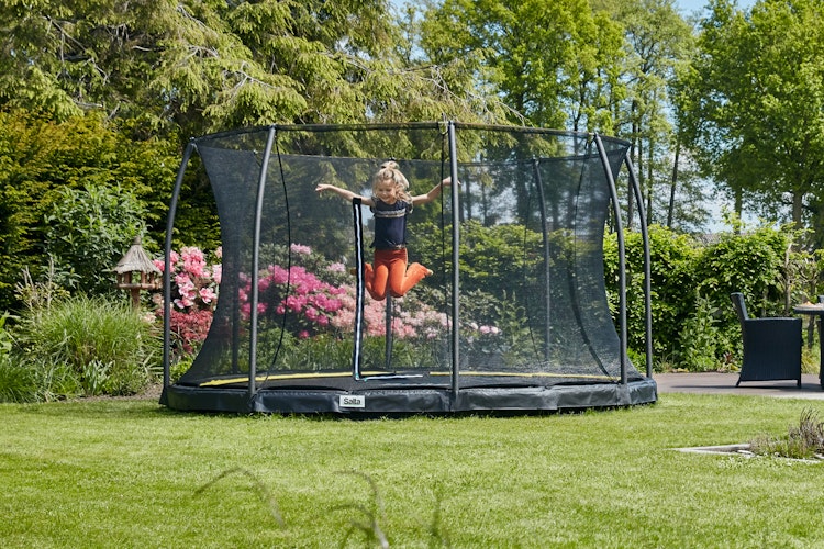 Salta Trampolin Comfort Edition Ground mit Sicherheitsnetz Bild