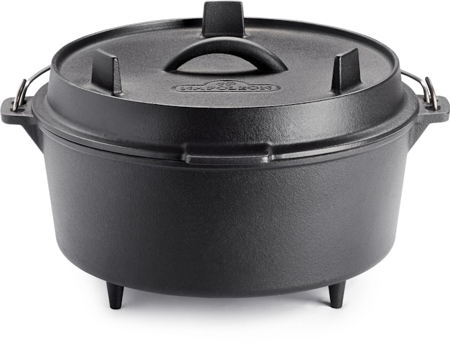 NAPOLEON Gußeisen Dutch Oven mit Deckel, Ø 28cm, 6 Liter