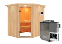 Vorschaubild Karibu Sauna Siirin mit Eckeinstieg 68 mm