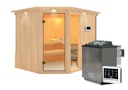 Vorschaubild Karibu Sauna Fiona 3 mit Eckeinstieg 68 mm