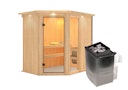 Vorschaubild Karibu Sauna Fiona 1 mit Eckeinstieg 68 mm