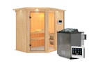 Vorschaubild Karibu Sauna Fiona 1 mit Eckeinstieg 68 mm