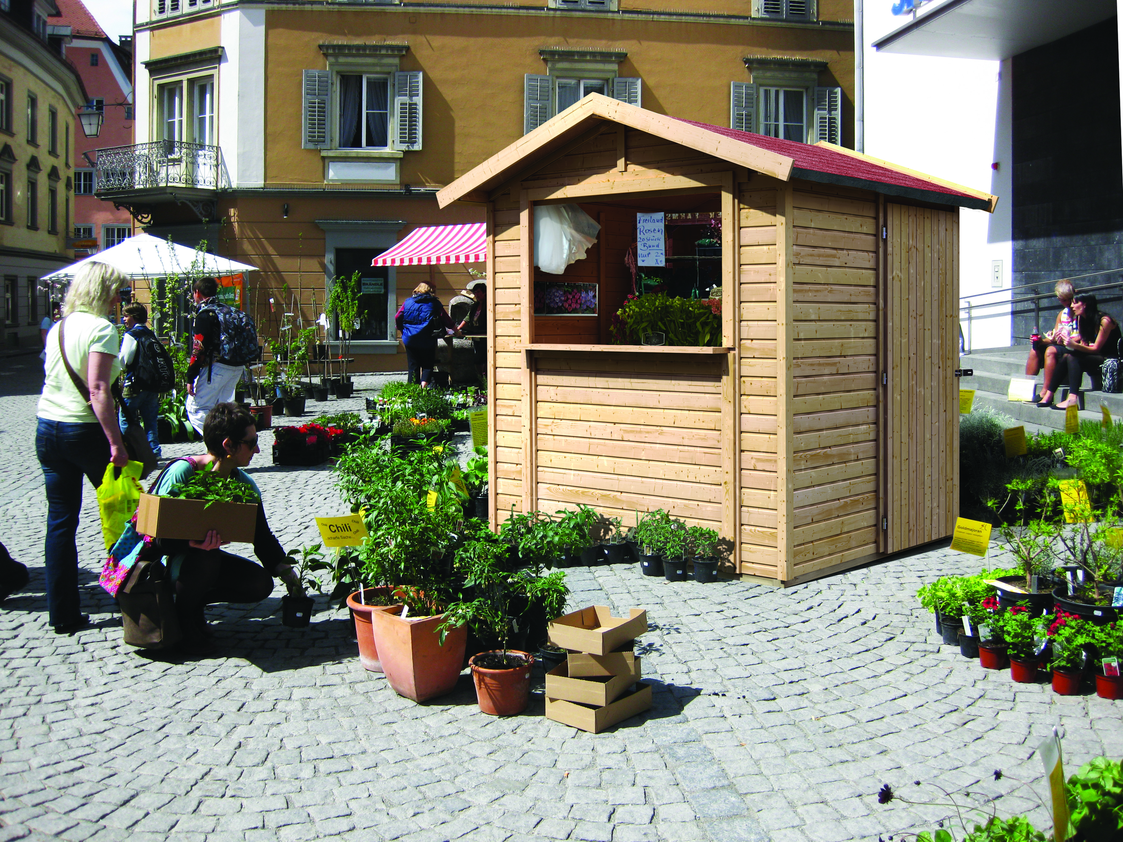 Vorschaubild Galerie Karibu Marktstand Verkaufsshaus 1/2 - 19 mm