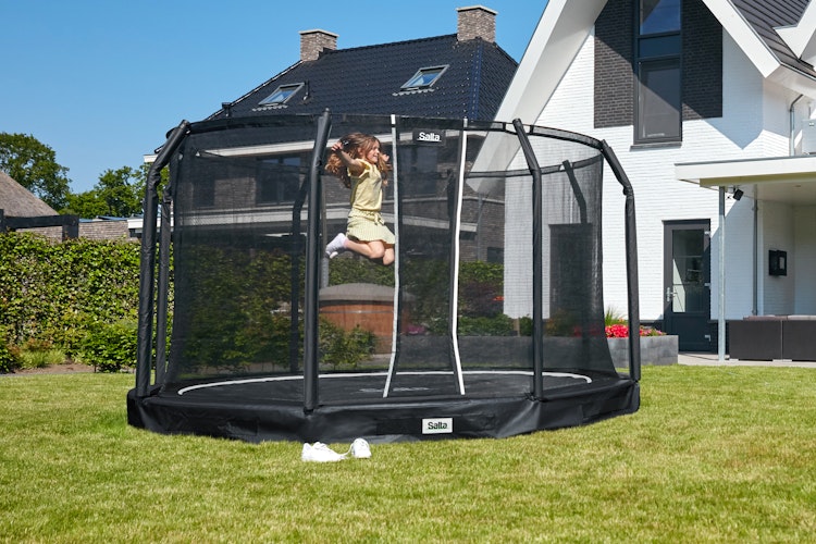 Salta Trampolin Premium Ground mit Sicherheitsnetz Bild