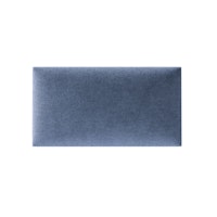 Mollis Polsterpaneel Blau 30x15 cm