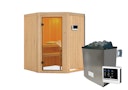 Vorschaubild Karibu Sauna Larin mit Eckeinstieg 68 mm