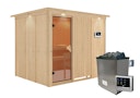 Vorschaubild Karibu Sauna Gobin mit Fronteinstieg 68 mm