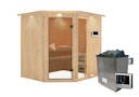 Vorschaubild Karibu Sauna Fiona 2 mit Eckeinstieg 68 mm