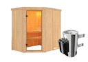 Vorschaubild Karibu Sauna Saja - 68 mm Systemsauna - 230 Volt Plug & Play