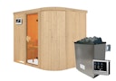 Vorschaubild Karibu Sauna Titania 4 mit Fronteinstieg 68 mm