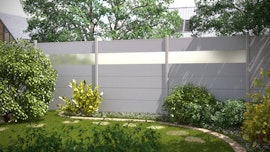 TraumGarten System BOARD Aluminium Sichtschutz Zaun