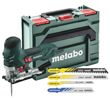 Metabo Elektronik-Pendel-Stichsäge STE 140 Plus Set mit 20 Stichsägeblättern