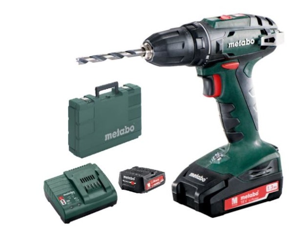 Metabo Akku-Bohrschrauber BS 18 + SC 60 Plus Set